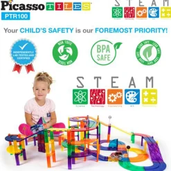 100 bitars*Picasso Tiles Outlet