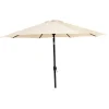 Ø300 cm Beige/Svart med Vev och Tilt Funktion*Hillerstorp New