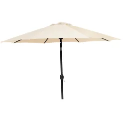 Ø300 cm Beige/Svart med Vev och Tilt Funktion*Hillerstorp New