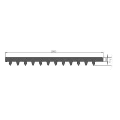200 cm 4-pack*Skotte Garden New