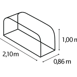 1,8 m³ FWS 858 i Stål & Antracit*Vitavia Best
