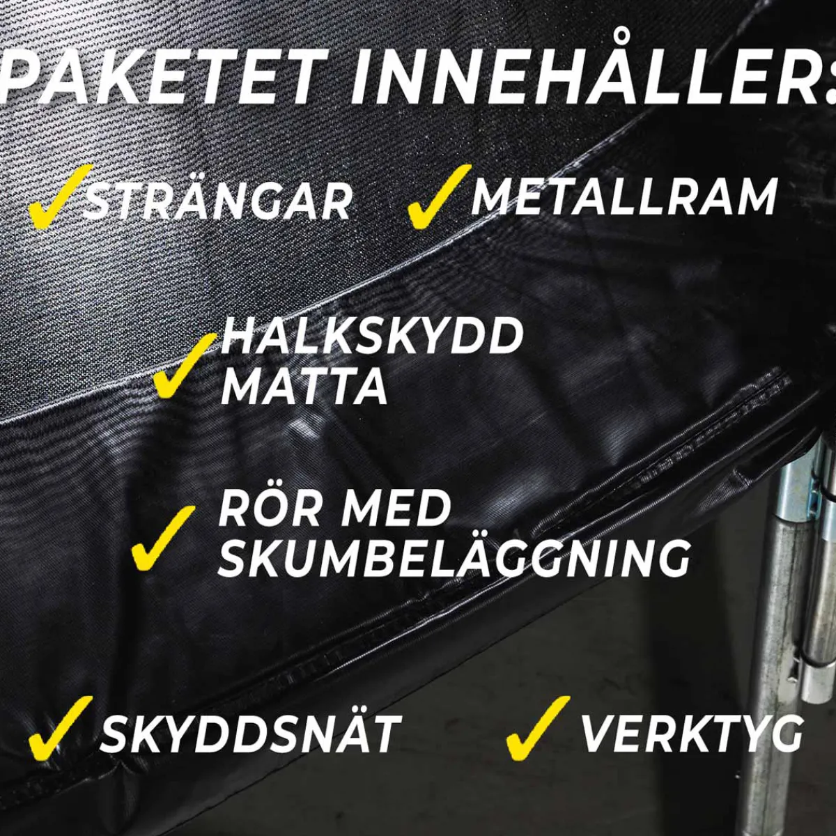 Aero med Skyddsnät 3,66 m*React Discount