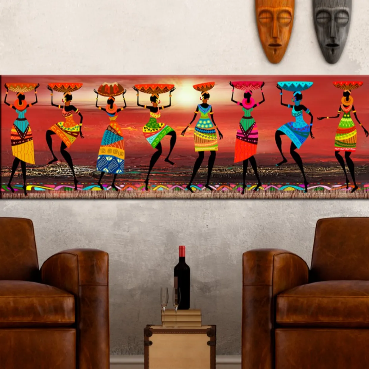 African Women Dancing