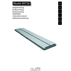 AirTrack 400x100x15 cm*Outfit New