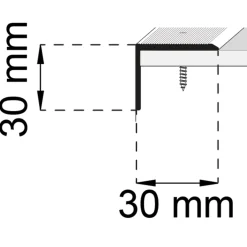 A29 Mattsvart 30x30 mm*Habo Online