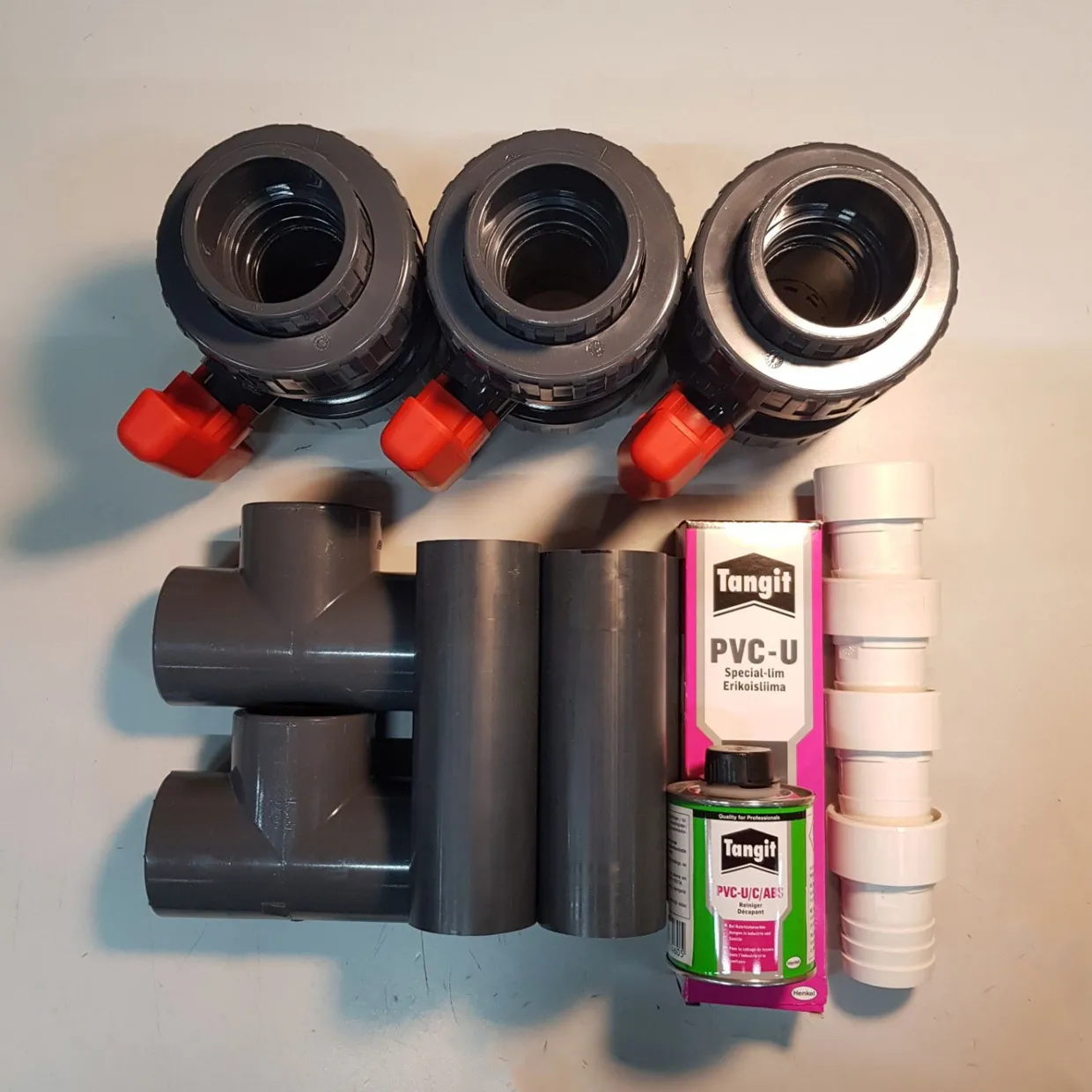 Anslutning Poolvärmepump 50/38 mm