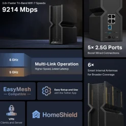 Archer BE550 Tri-Band Wi-Fi 7*TP-Link New