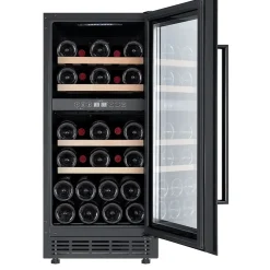 Arctic Collection 40D Fullglass Svart Inbyggbar med 2 Zoner*Cavin Outlet
