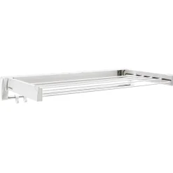 Artdry Väggmonterad & Hopfällbar 70 cm Vit Stål*JUWEL Hot