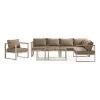 Aspvik Stor Loungegrupp Utomhus – 7-sits Loungeset i Aluminium*deNoord Hot