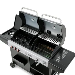 Aurora Kombinationsgrill med Sidobrännare & Rostfria Brännare*Metalcraft Best