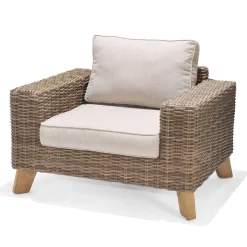 Bahamas Utomhusfåtölj i Konstrotting, Aluminium & Teak*LifestyleGarden Hot
