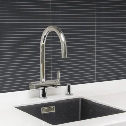 Bamboo Svart Mosaic 1x30 cm*Arredo Clearance