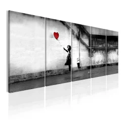 Banksy Runaway Balloon*Arkiio Outlet
