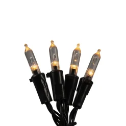 Batteridriven 20st LED-lampor Amber Utomhus med Timer