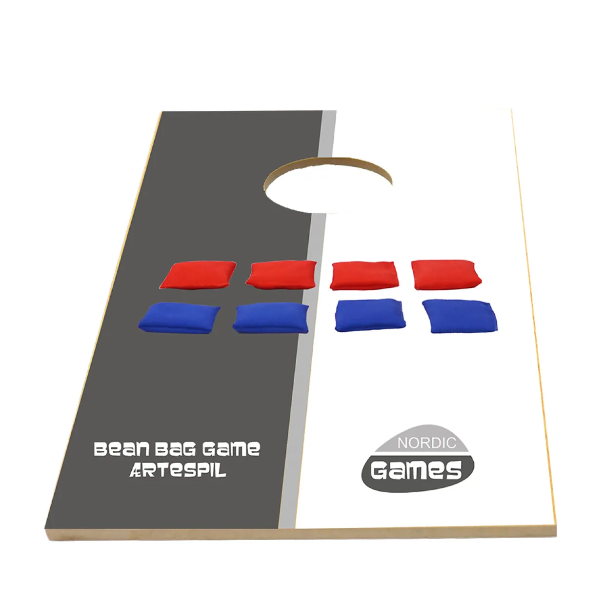 Bean Bag Vit/Svart Ärtpåse Spel