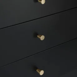 Benjamin Svart Förvaringsmöbel 50x115x35 cm*In Living Outlet