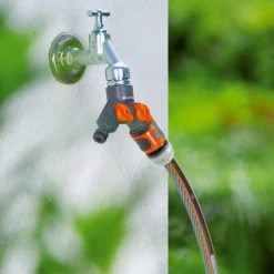 Bevattning Slangvagn & Kran Med Vattenspridare & Sprinklerpistol*Gardena