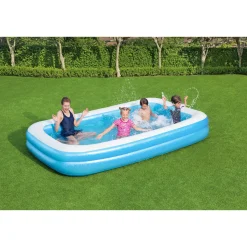 Blå Rektangulär 305 x 183 x 46cm*Bestway