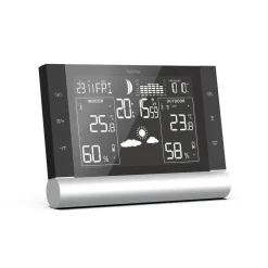 Black Line Plus Trådlös Termometer med WiFi & Frostlarm Svart*Hama Online