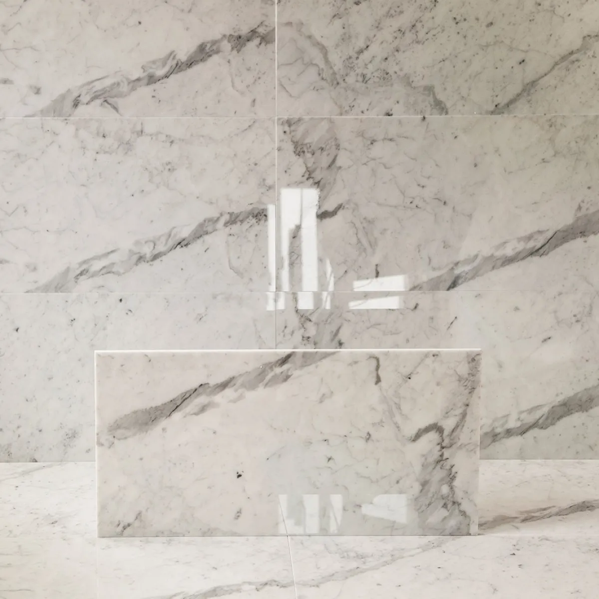 Carrara C Polerad Vit 30x60 cm*Arredo