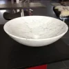 Carrara Slipad Rund*Italian Marble Outlet