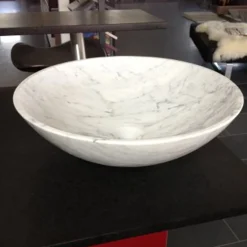 Carrara Slipad Rund*Italian Marble Outlet