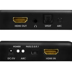 2/5.1CH 4K ARC HDR SPDIF*LogiLink Discount