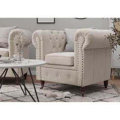 Chesterfield Deluxe Sammet*Manor House Discount