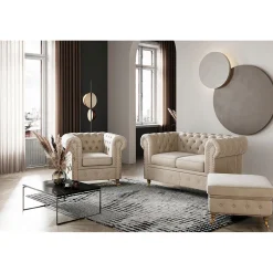 Chesterfield Deluxe Sammet*Manor House Discount