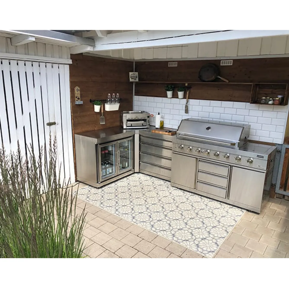 Classic Line Stainless 304SS Modul med Dubbeldörrar*Myoutdoorkitchen Hot