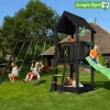 Club inkl. rutschkana, grundmålat svart*Jungle Gym Discount
