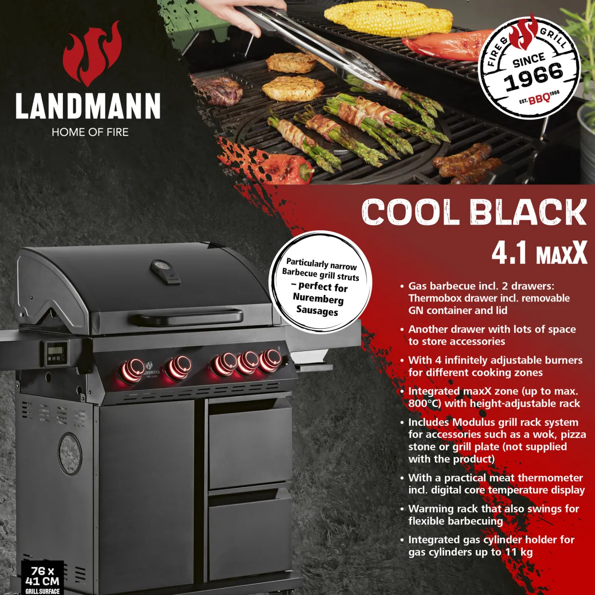 Cool Black MaxX 4.1*Landmann Best