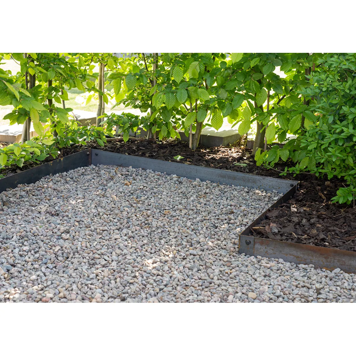 Corten Odlingskant 4-pack, Rostfärg, 18x100 cm