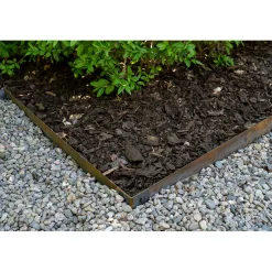 Corten Odlingskant 4-pack, Rostfärg, 18x100 cm