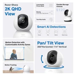 C220 Pan/Tilt AI Home*Tapo Discount
