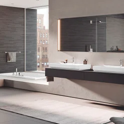 Cube Ceramic 39477 60 cm Bänktvättställ*Grohe Online