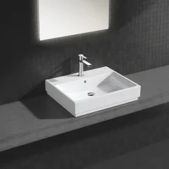 Cube Ceramic 39477 60 cm Bänktvättställ*Grohe Online