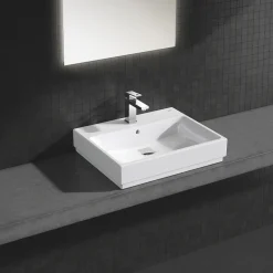Cube Ceramic 39477 60 cm Bänktvättställ*Grohe Online