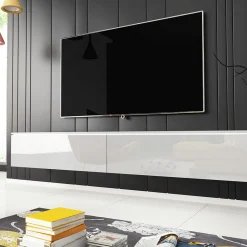 Cuguen Vägghängd Tv bänk med Förvaring 180x32x30 cm*In Living New