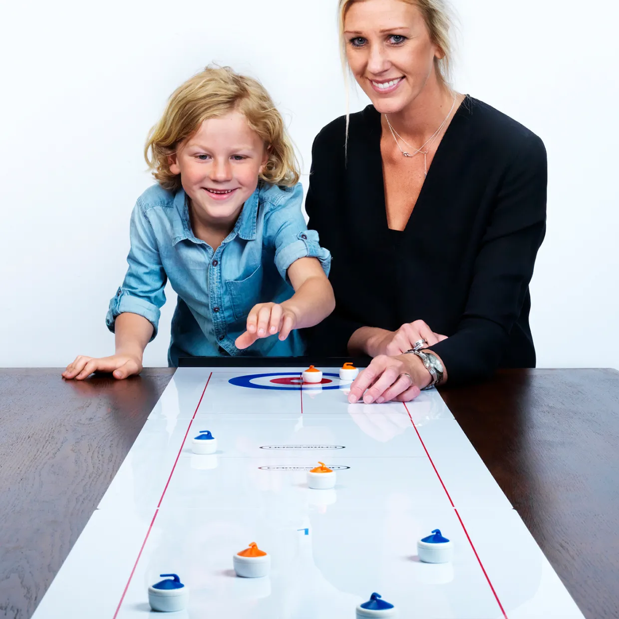 Curling & Shuffleboard med Stenar