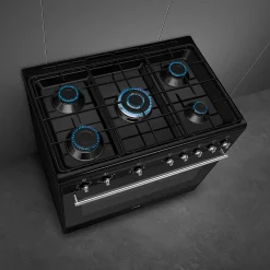 CX91GMBL Concerto Svart Ergonomisk och Smart Design*Smeg Clearance