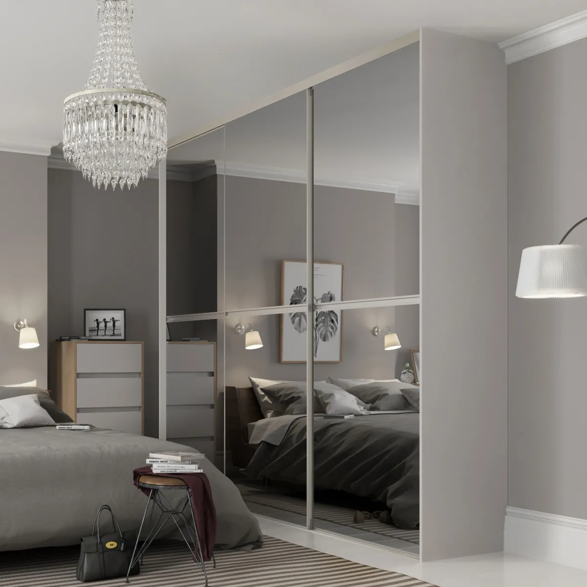 Decotique Spegel 2 Paneler*Lundbergs Best