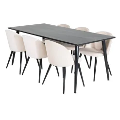 Dipp med 6 Velvet Stolar*Venture Home Hot