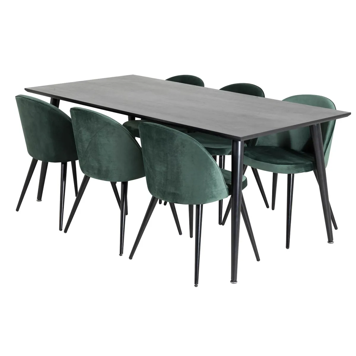 Dipp med 6 Velvet Stolar*Venture Home Hot