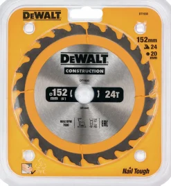DT1930 152X20 mm 24T*DeWalt Online