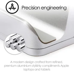 Dual för Tablet Mac/Ultrabooks Justerbar Aluminium*Desire2 Clearance