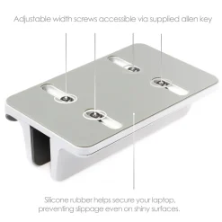 Dual för Tablet Mac/Ultrabooks Justerbar Aluminium*Desire2 Clearance