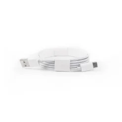 Dual Qi Laddare Usb-C Anslutning 2X10W Vit Med Grå Textil*Gear New