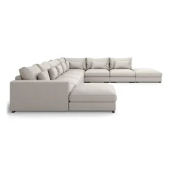 Dubai Large Modulsoffa med Vänster Divan & Linneklädsel*Bloomington Best
